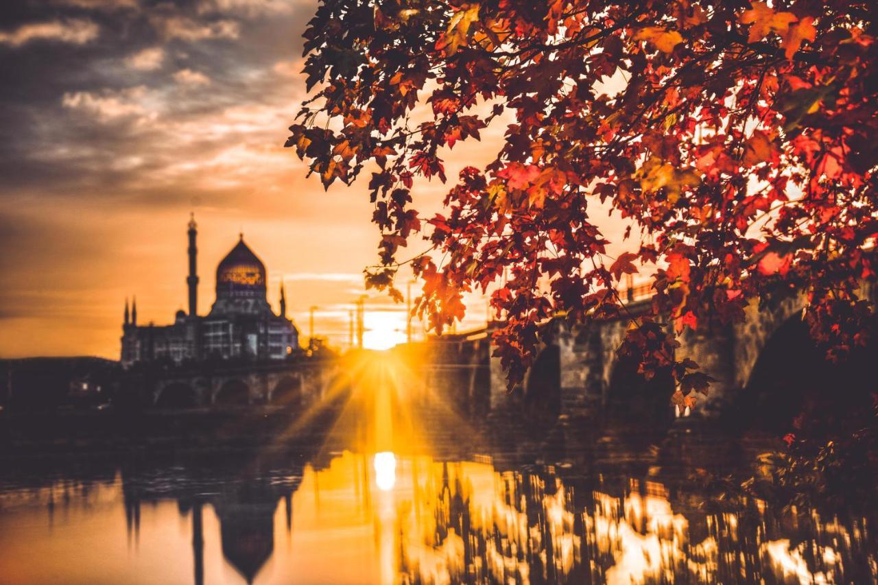 Appartamento Gaestezimmer In Dresden Mit Dach-Terrasse, Wohnbereich Und Kueche Esterno foto